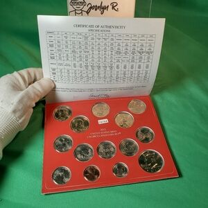 2011 United States Mint uncirculated coin set Denver damaged packaging